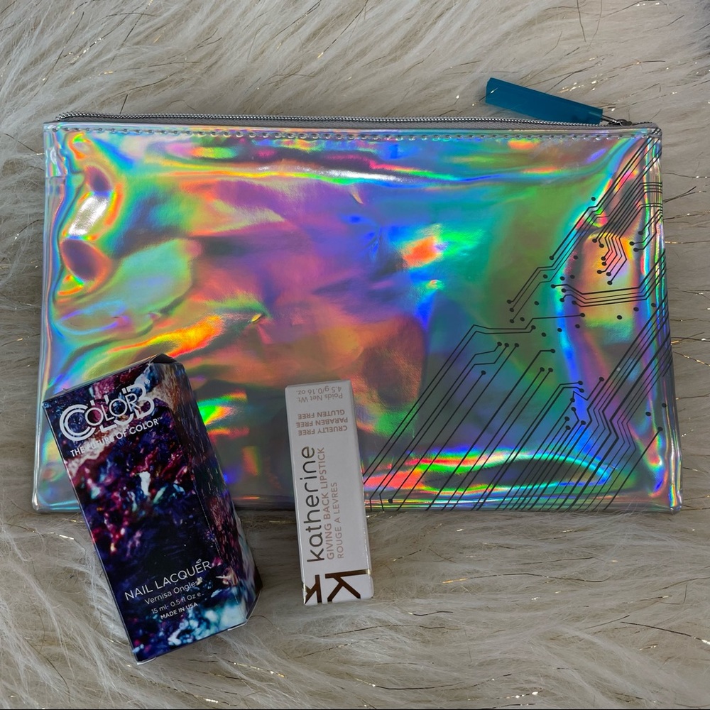 New Makeup bag with new lipstick & new nail polish + free surprise item 🌟